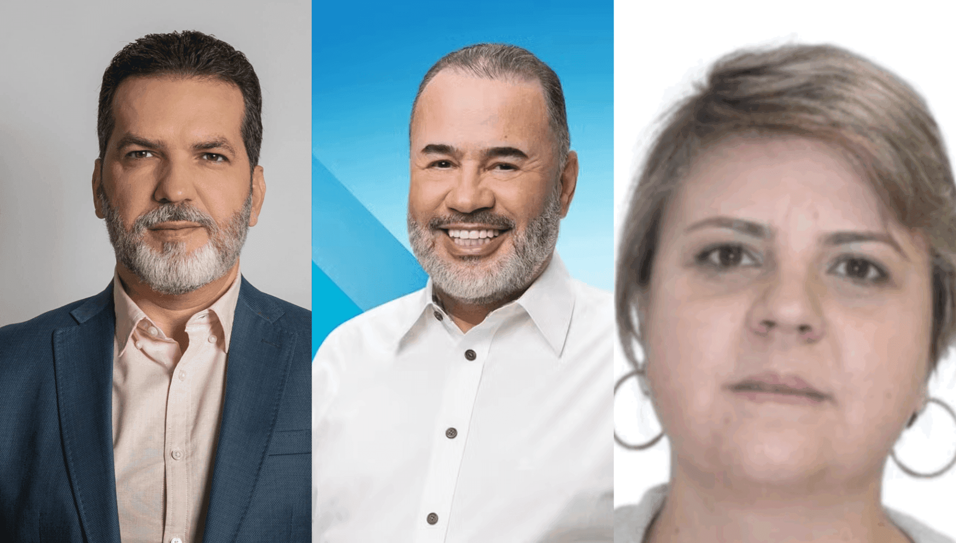 Fernando de Moraes, Cafú e Carla Ariane Trindade, respectivamente