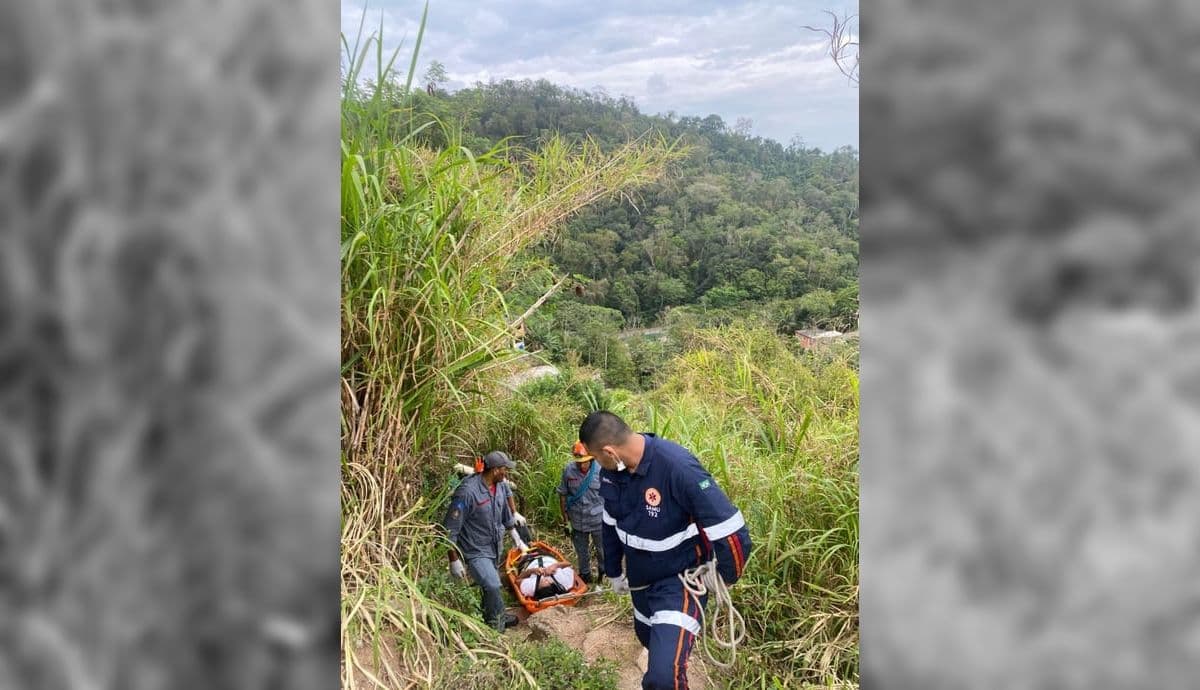 Ocorrência foi atendida pelos bombeiros junto com o SAMU