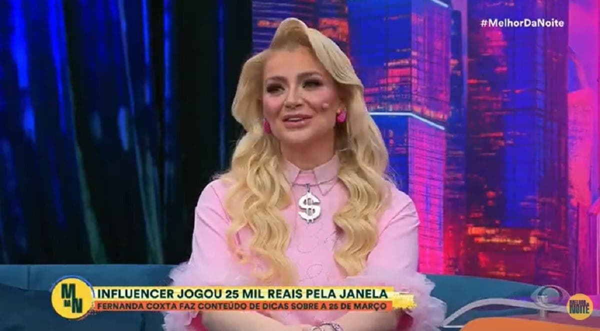 Fernanda Coxta explica por que jogou R$ 25 mil na Rua 25 de Março