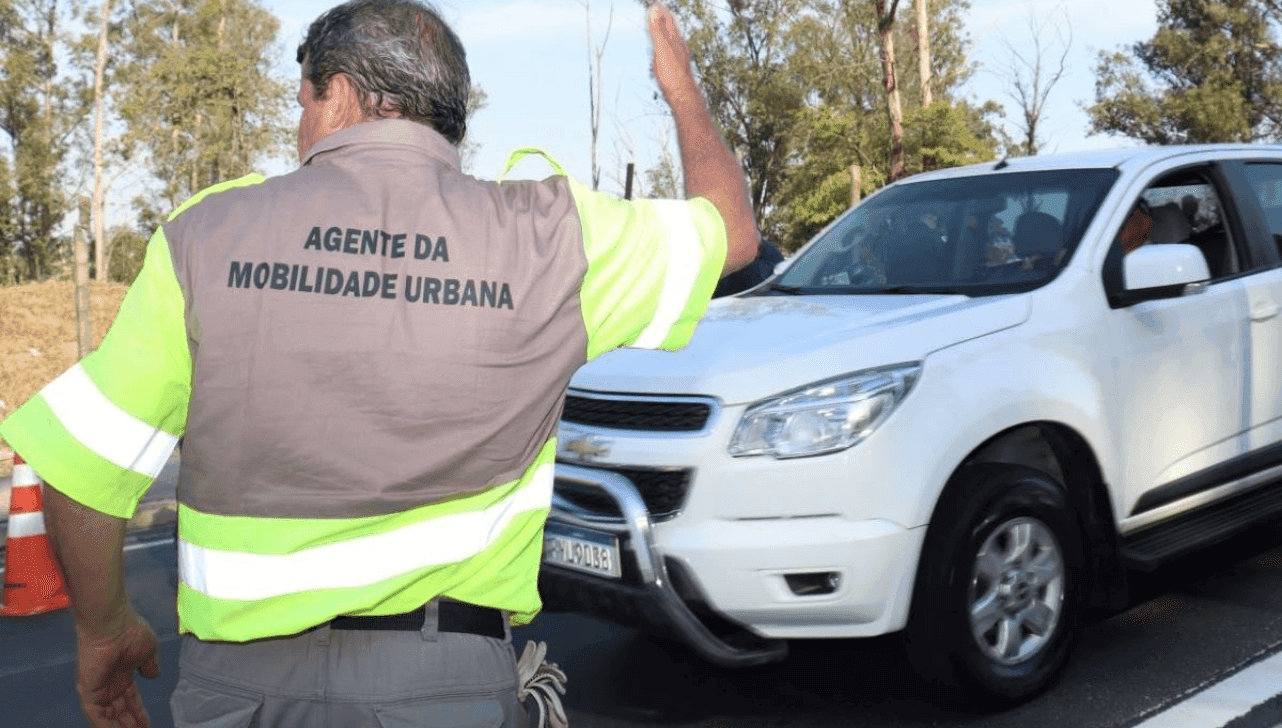 Bloqueios no trecho da avenida Benjamin Constant