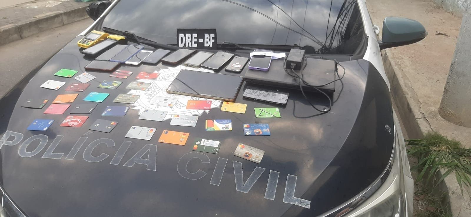 Material recuperado pela Polícia Civil em operação