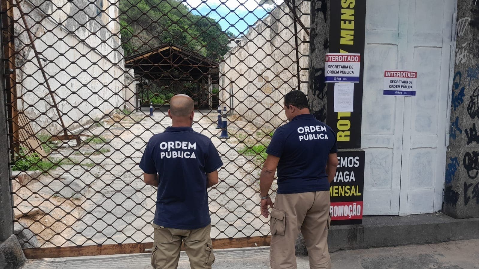 A ação desta terça-feira(18) contou com apoio da Guarda Municipal.