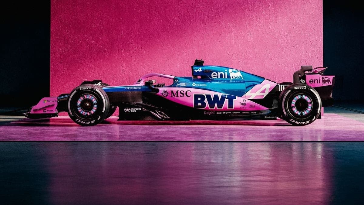 Alpine mostra visual “rosado” para o GP de Las Vegas