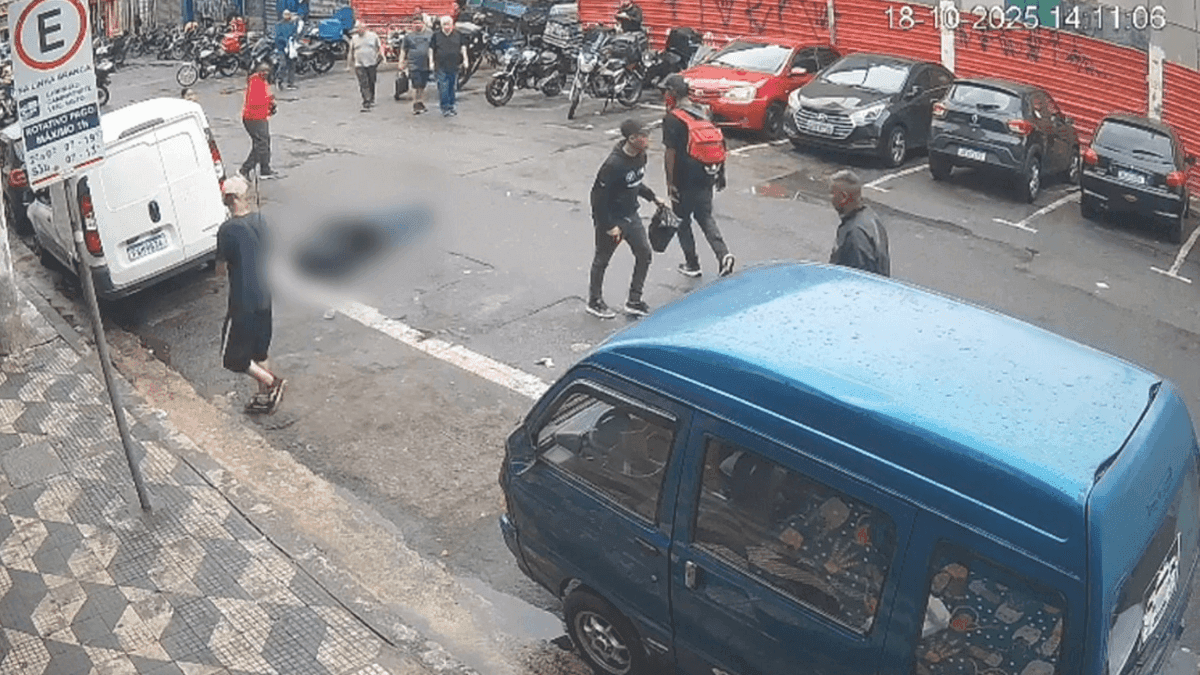 Suspeito de atirar em motoboy durante assalto na 25 de Março é preso
