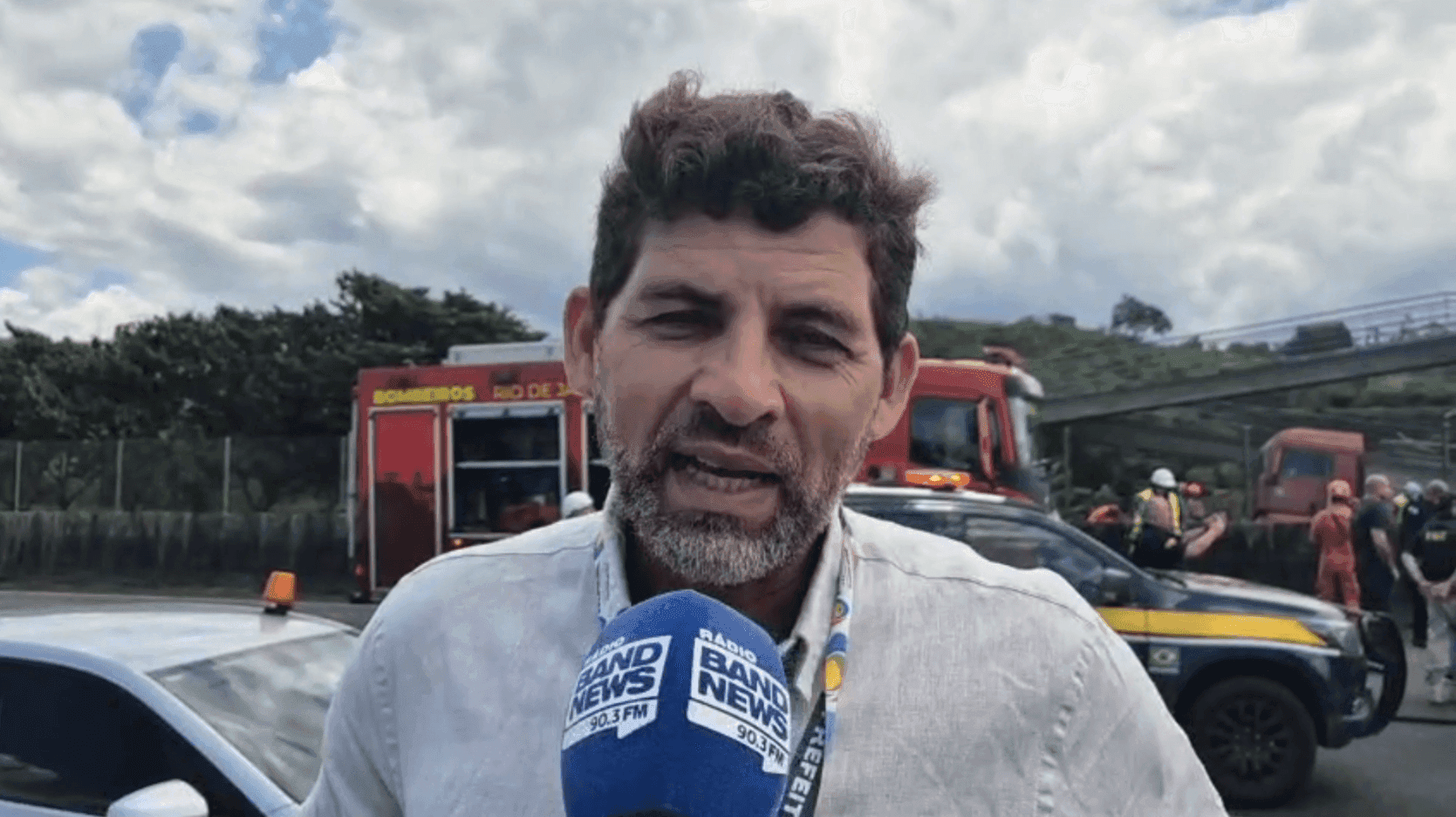 As autoridades investigam as circunstâncias do acidente