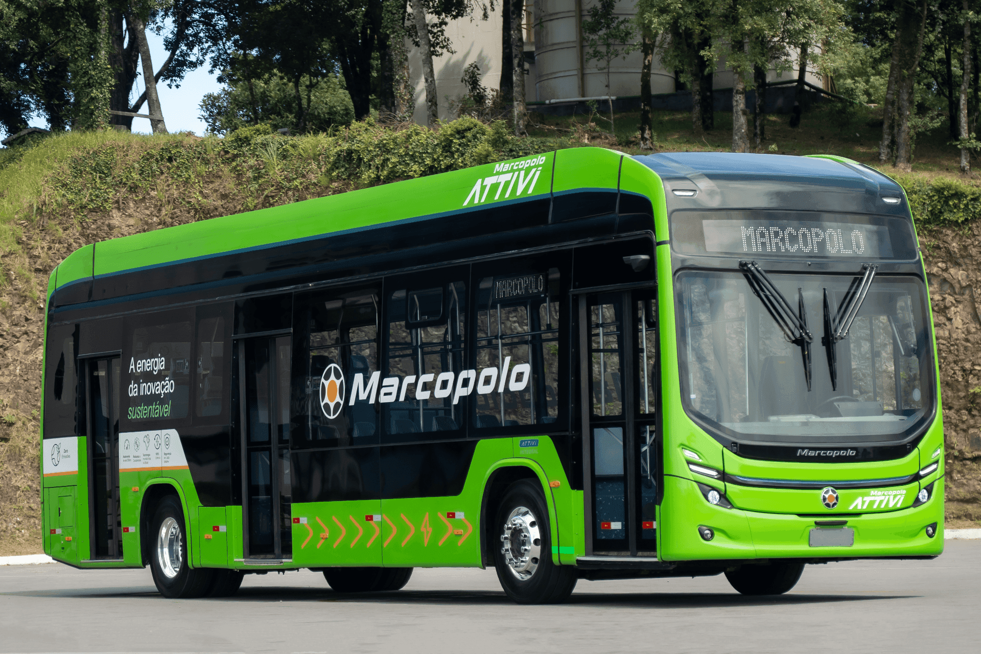 Attivi Integral, ônibus elétrico desenvolvido pela Marcopolo