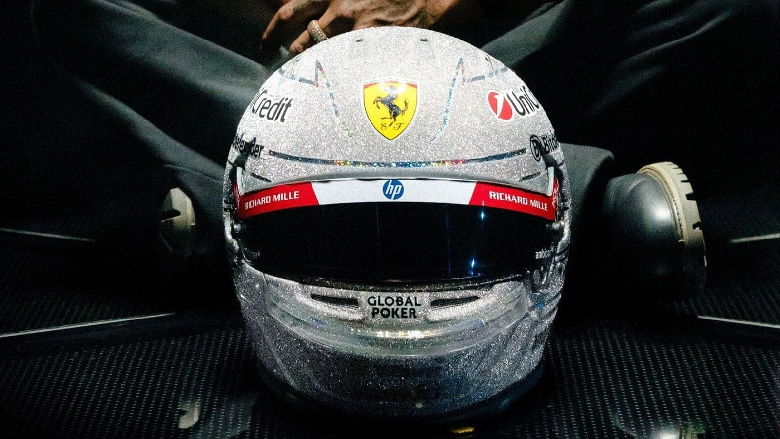 Capacete de Lewis Hamilton para o GP de Las Vegas