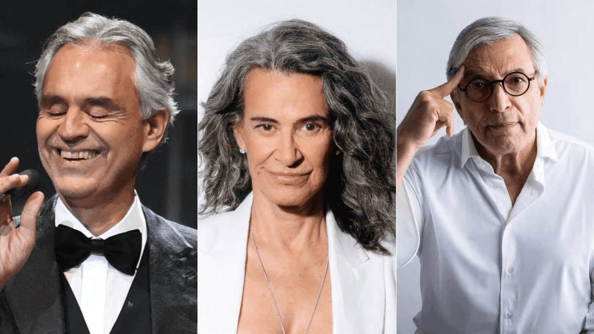 Andrea Bocelli, Simone e Ivans Lins vão se apresentar no Natal Para O Bem