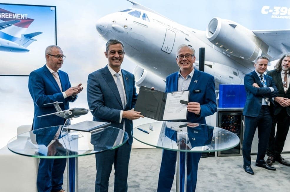 Embraer firma novas parcerias estratégicas na Holanda