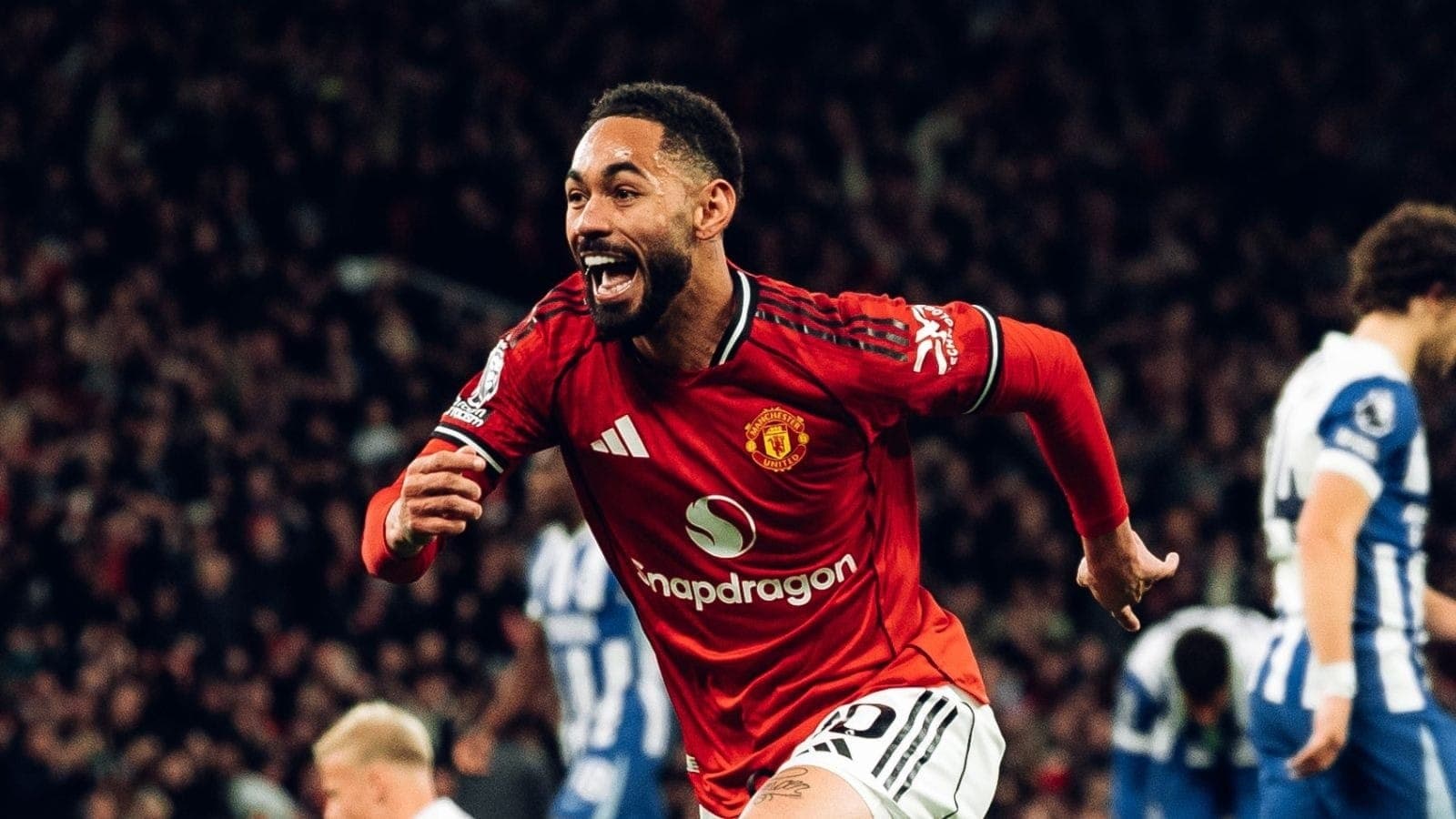 Matheus Cunha, atacante brasileiro do Manchester United