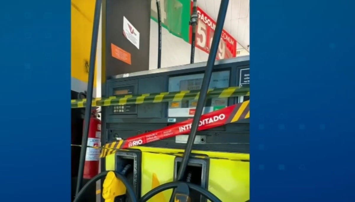 Posto interditado no Rio opera com liminar