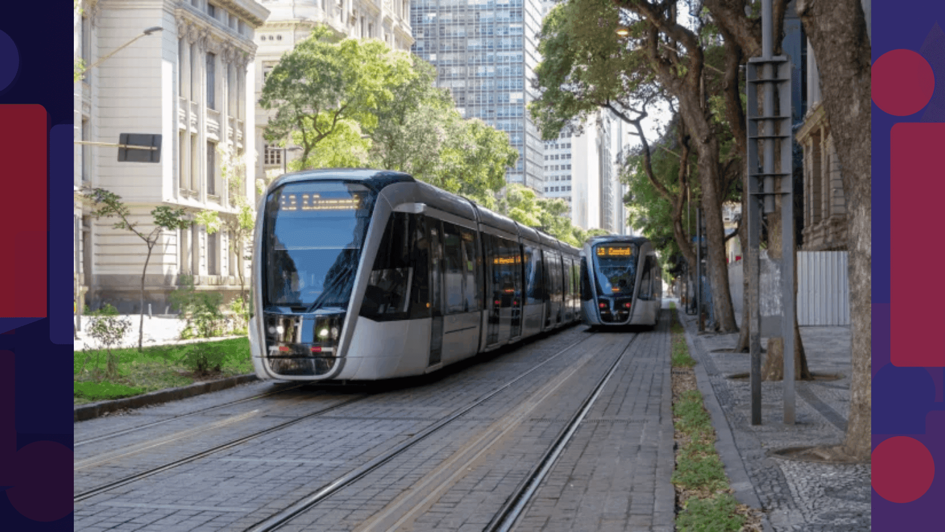 Um ônibus do BRT leva até 250 passageiros, enquanto o VLT pode transportar até 420 pessoas