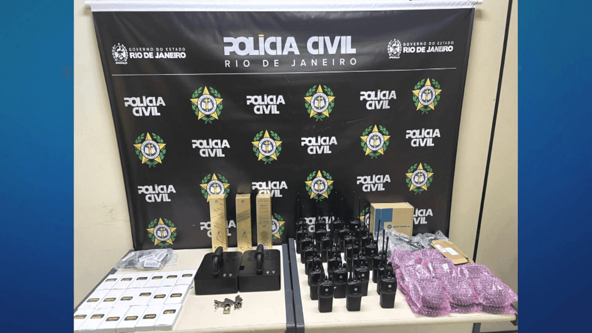 Polícia apreende dois canhões anti-drones em operação no Rio de Janeiro