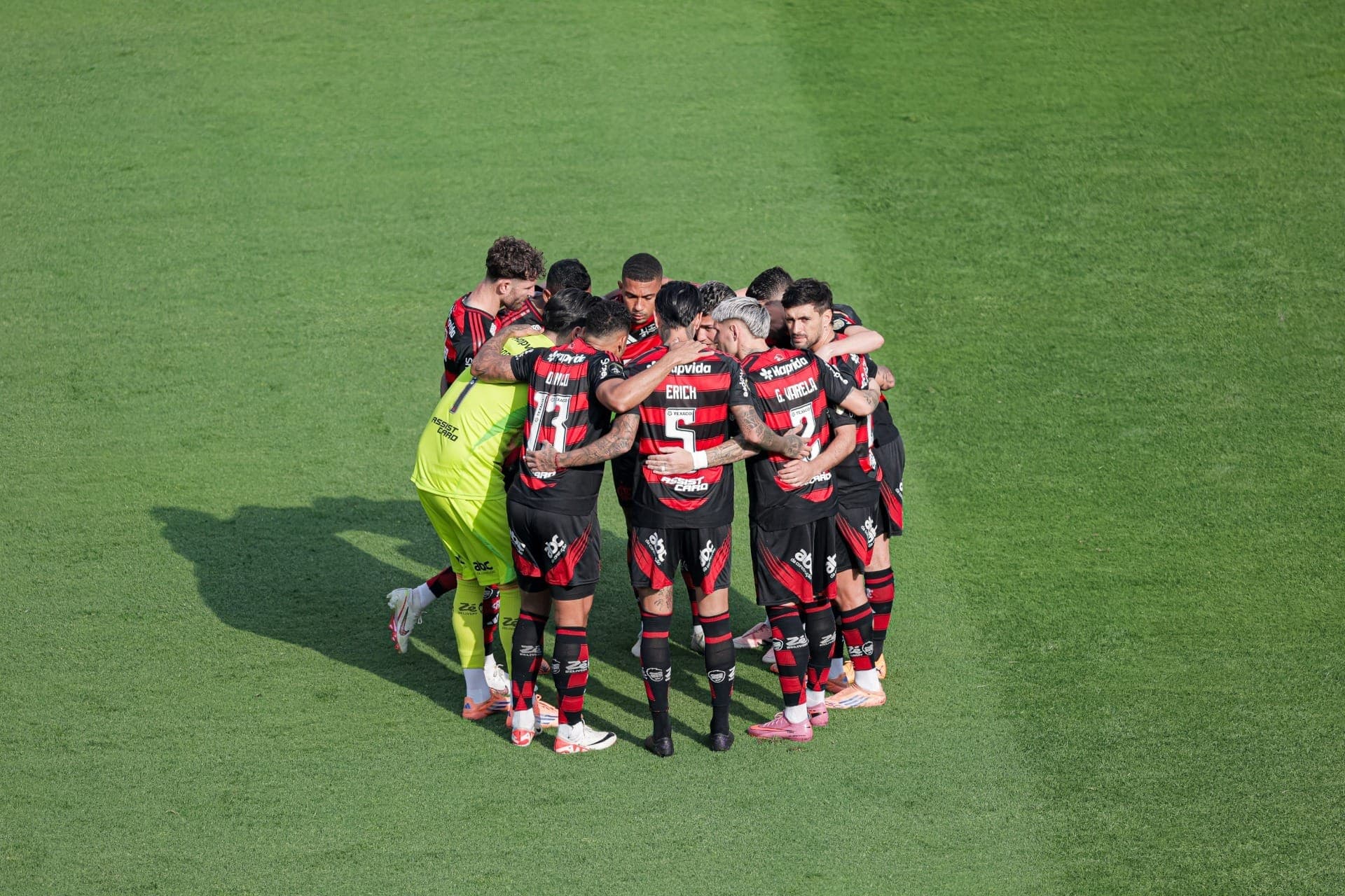 Time do Flamengo para final da Copa Libertadores