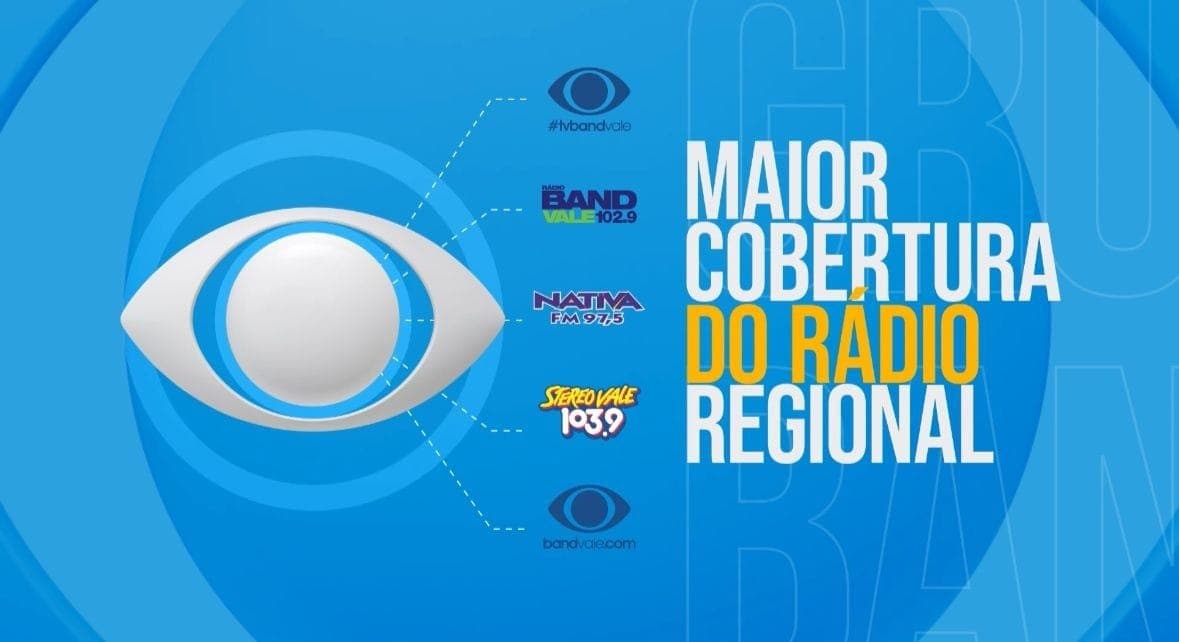 O Grupo Band Vale anuncia uma importante evolução em suas emissoras de rádio no Vale do Paraíba
