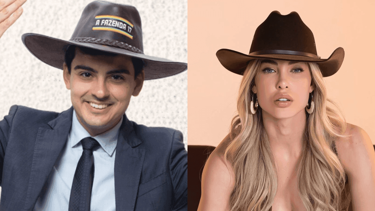 Dudu Camargo e Saory oficializam namoro na Fazenda