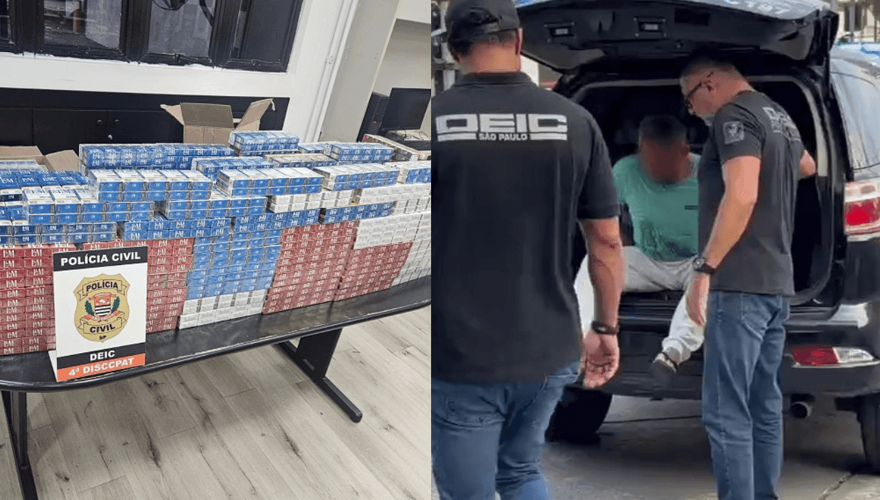Quatro pessoas são presas em esquema de roubo de carga de cigarros