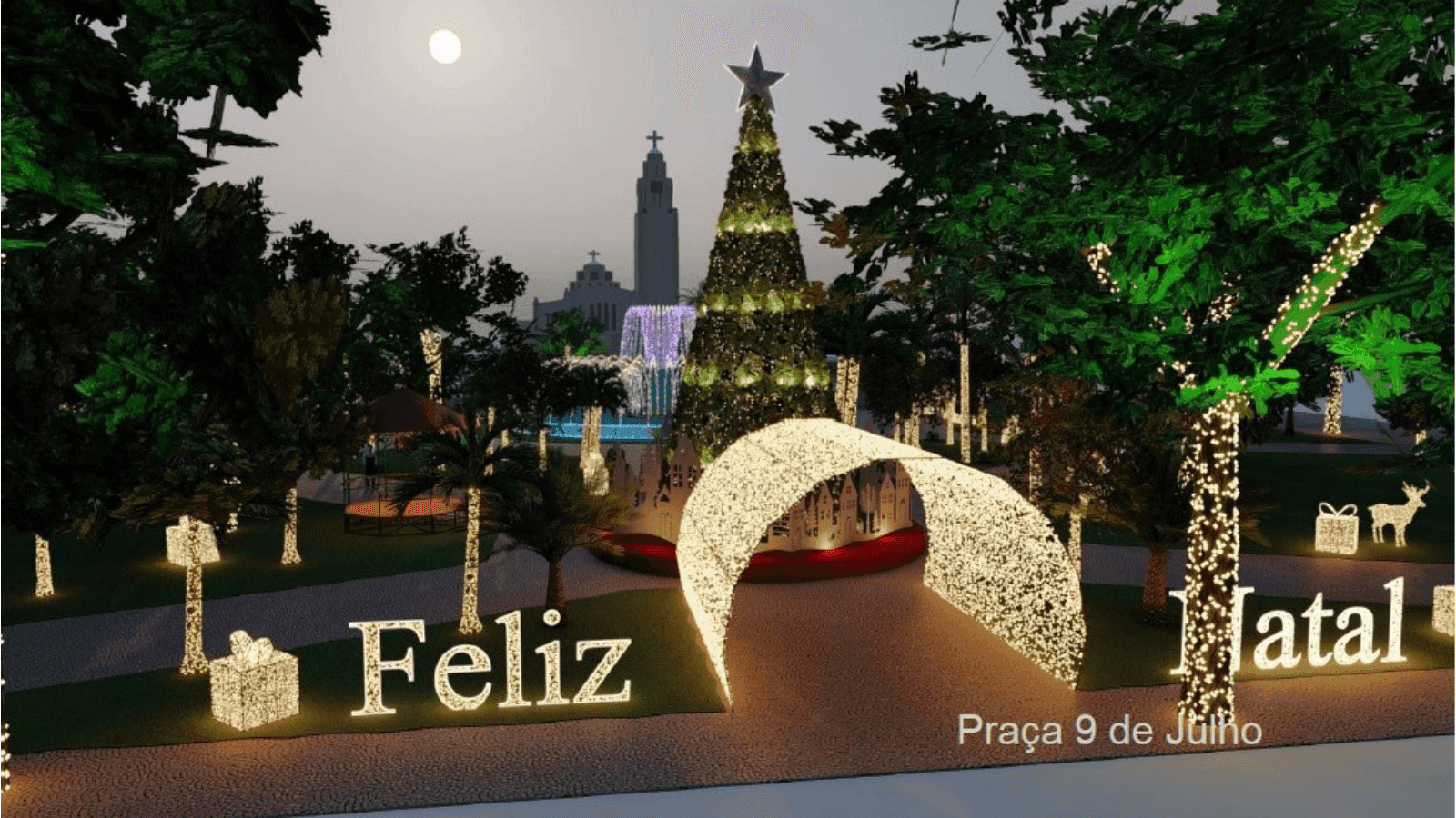 Prudente Encantada terá decoração natalina em diversos locais
