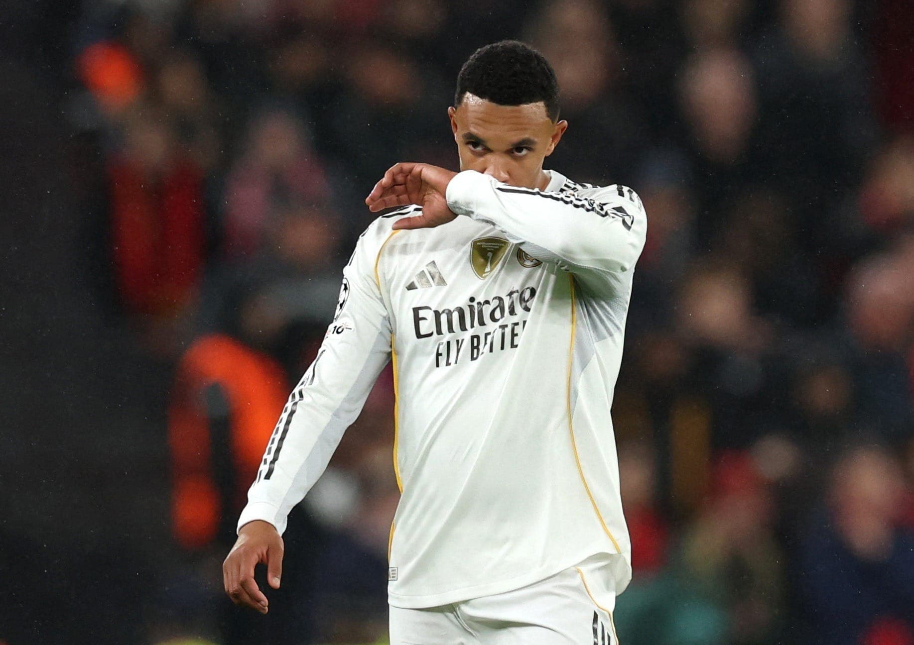 Alexander-Arnold em ação pelo Real Madrid