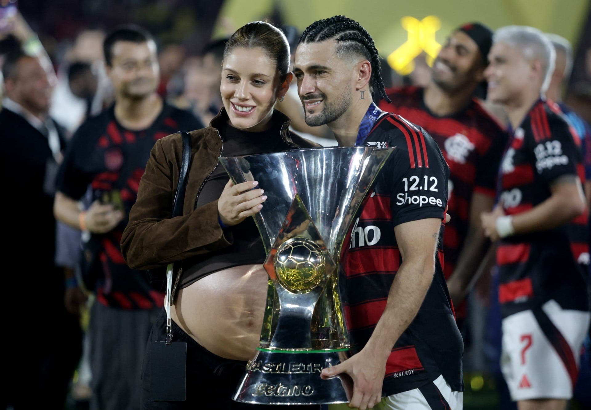 Uruguaio, que será pai, é o grande destaque do Flamengo nesta temporada
