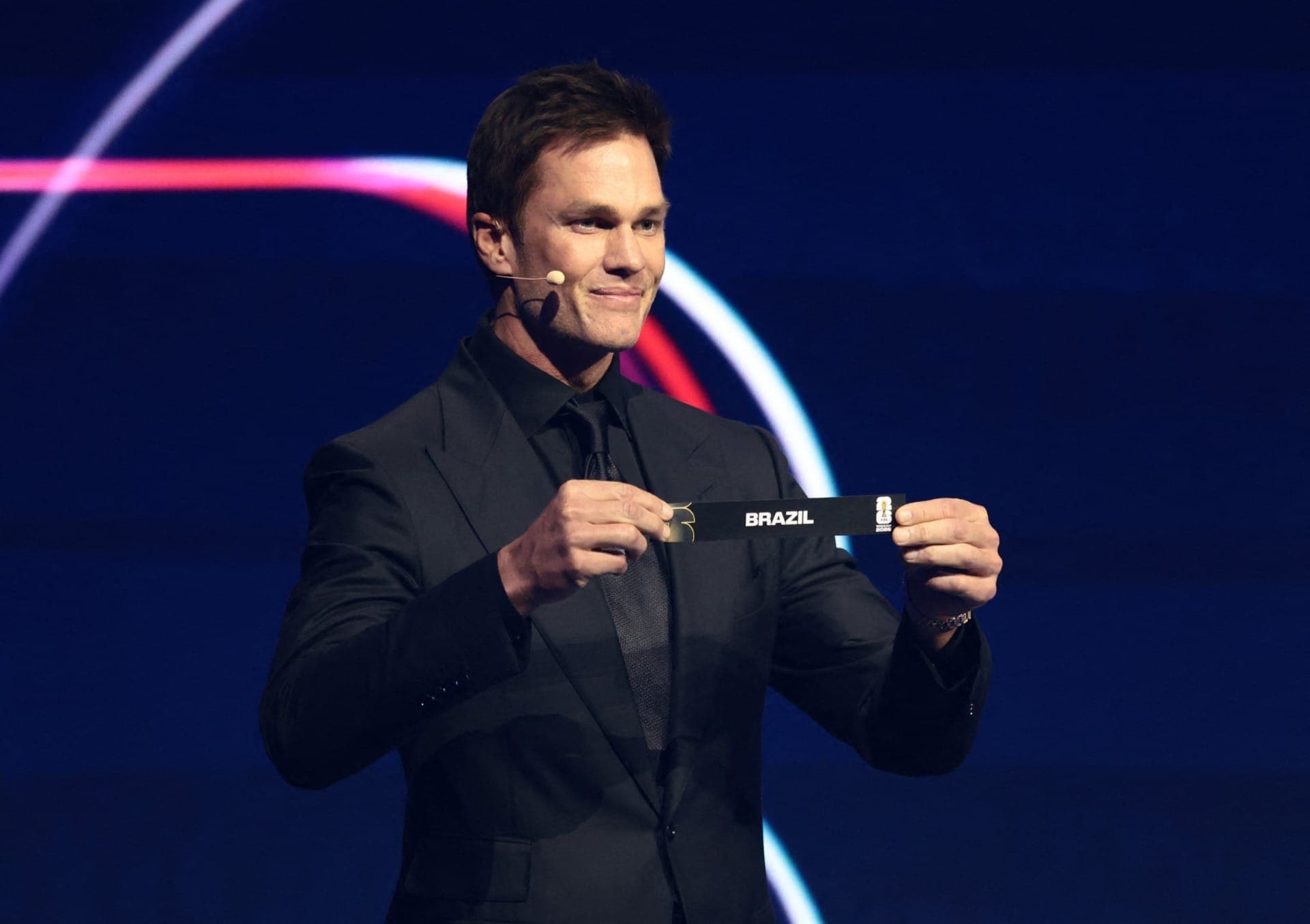 Tom Brady sorteou o Brasil