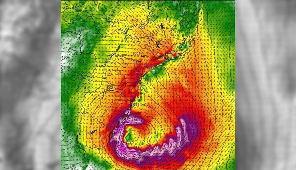 Ciclone extratropical atinge as regiões Sul, Sudeste e Centro-oeste.