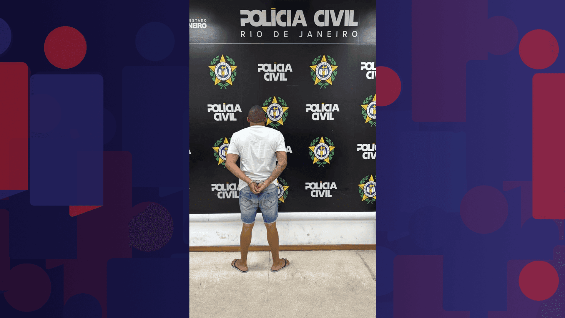 Ele foi encaminhado à Delegacia da região e cumprirá o mandado por organização criminosa.