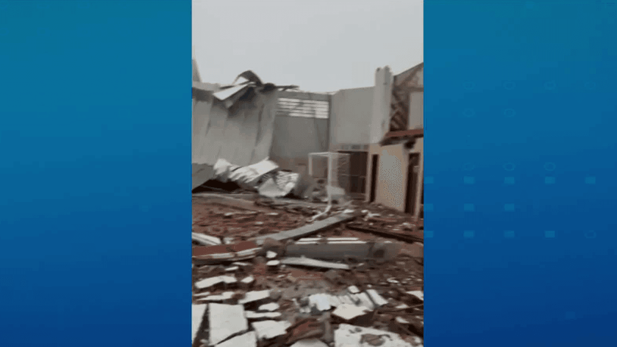 Forte temporal deixa rastro de destruição na Serra Gaúcha