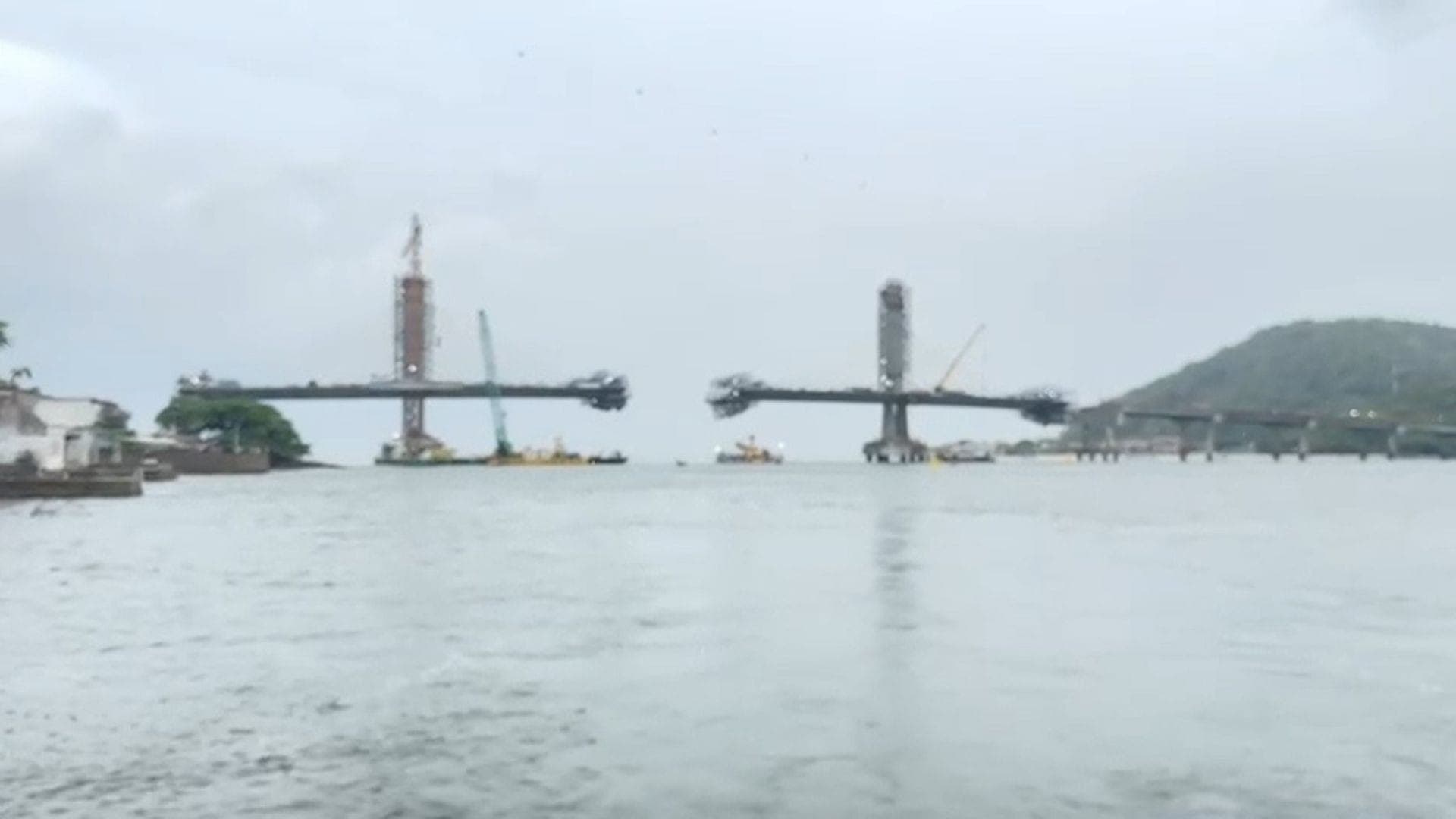 Ponte de Guaratuba atinge 85% das obras e será entregue em 2026