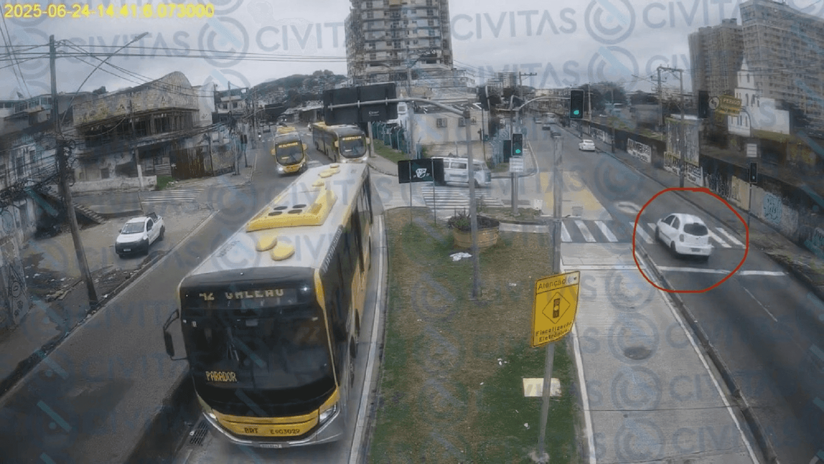 A CIVITAS acompanhava desde julho o veículo usado pelo suspeito