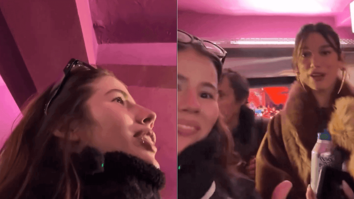 Brasileira encontra Dua Lipa, não acredita e a chama de "mentirosa"