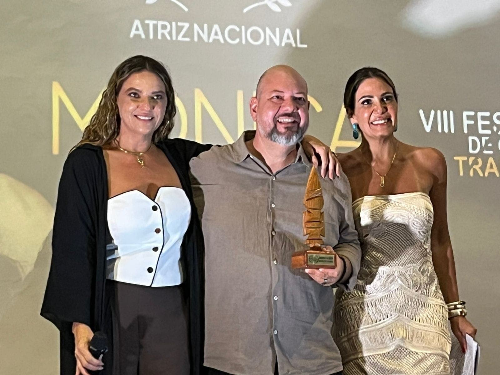 O jornalista e diretor da Band Paulista, Rodrigo Salomon, foi um dos homenageados