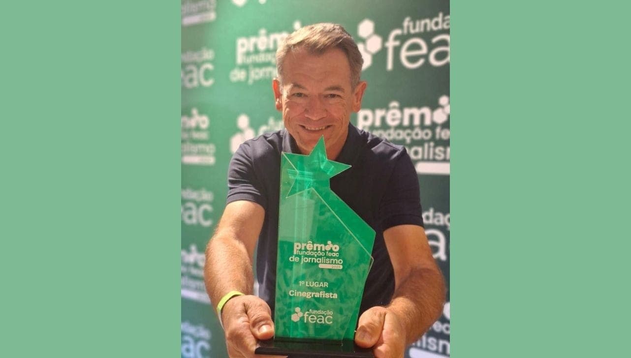 Vilson Smanhoto venceu o prêmio na categoria Cinegrafista