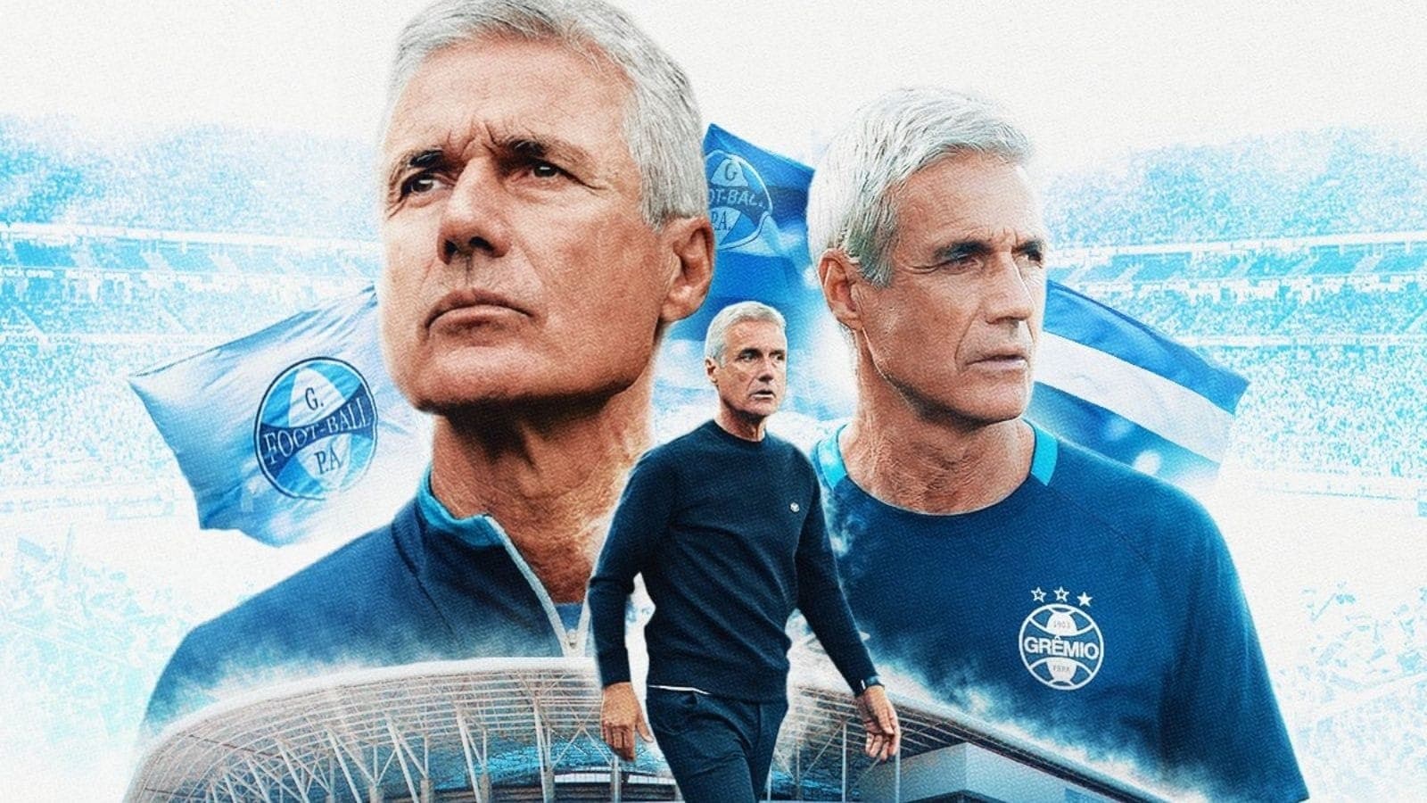 Luis Castro, novo treinador do Grêmio