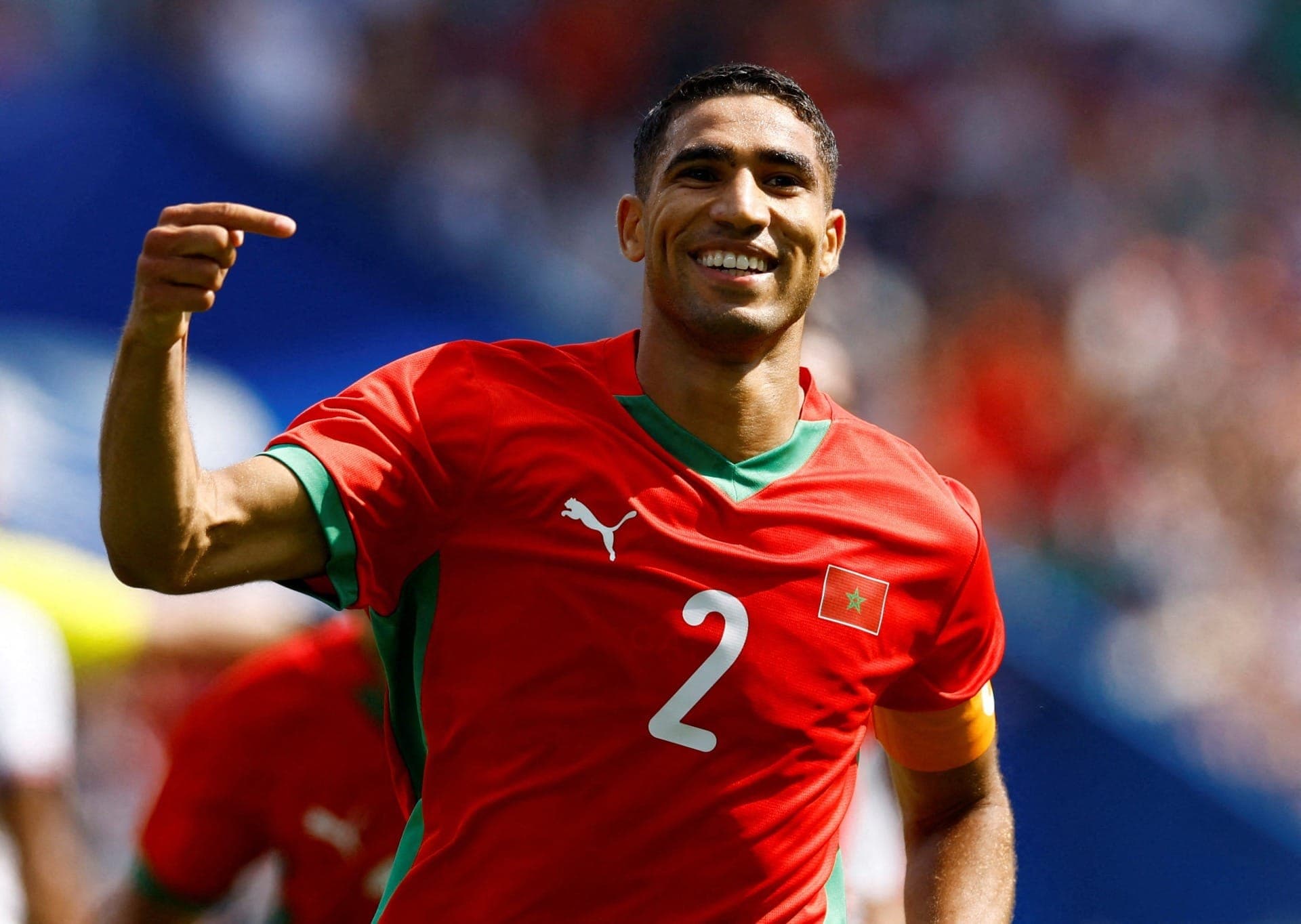 Hakimi, principal jogador de Marrocos e lateral do PSG