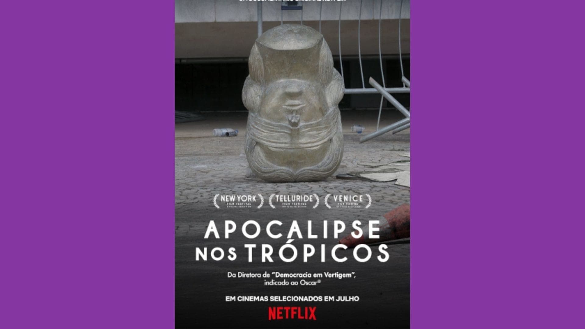 Documentário de Petra Costa é pré-indicado ao Oscar
