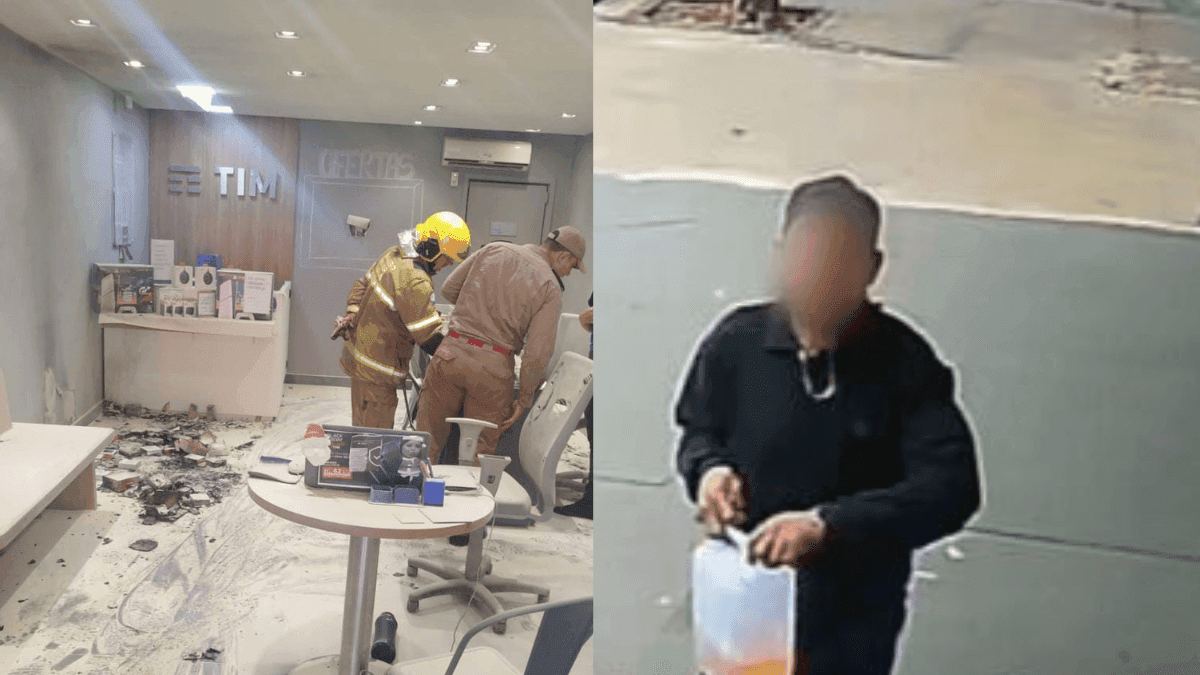 Incêndio atinge loja da TIM no Noroeste do Paraná