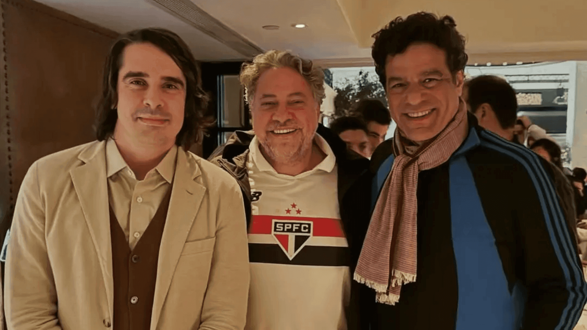 Diego Fernandes (esq.) é o empresário que lidera o movimento de SAF no São Paulo