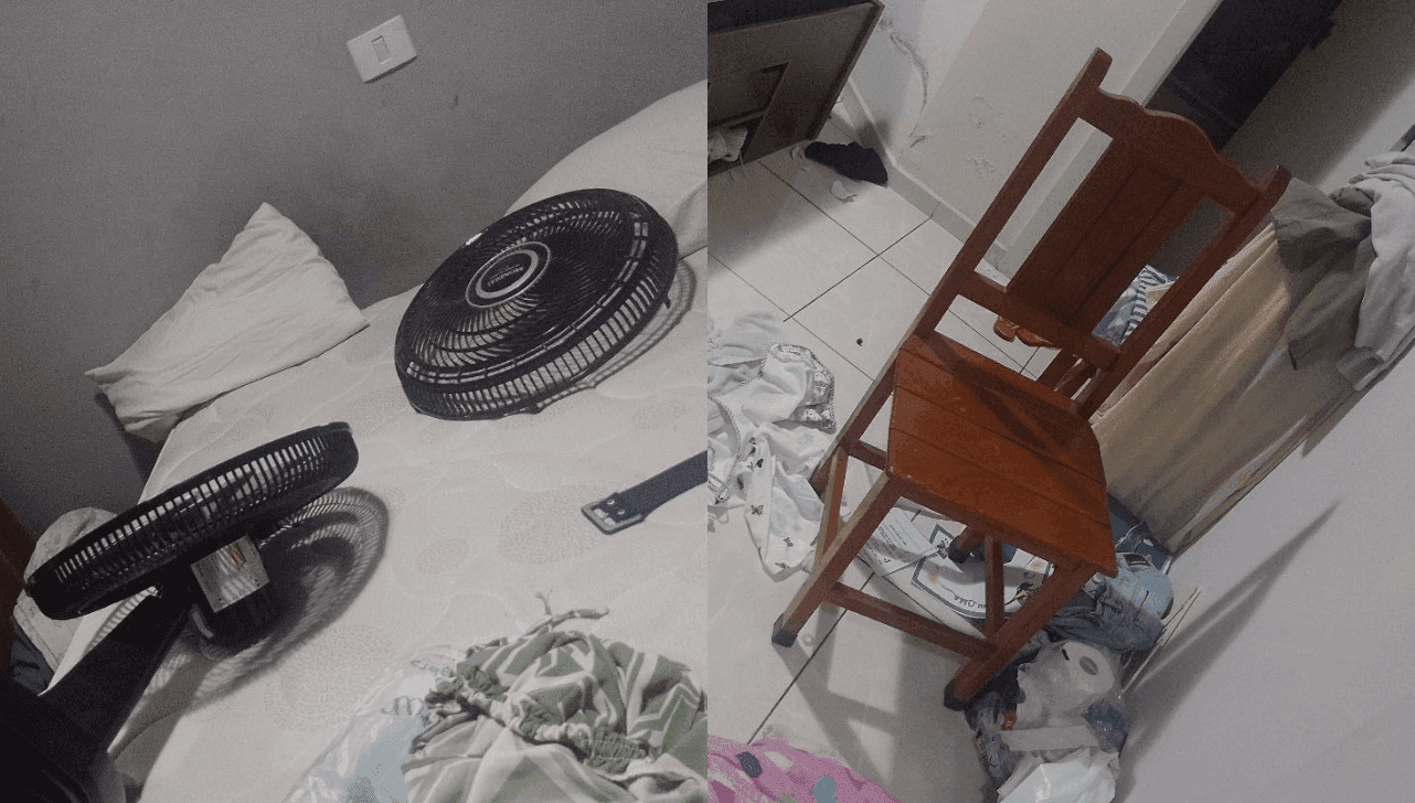 Homem é preso por agredir a ex-companheira com um ventilador e uma cadeira