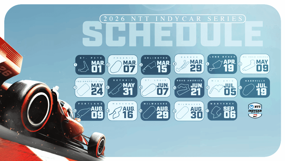 Indy terá retornos históricos e novas pistas de rua; veja calendário