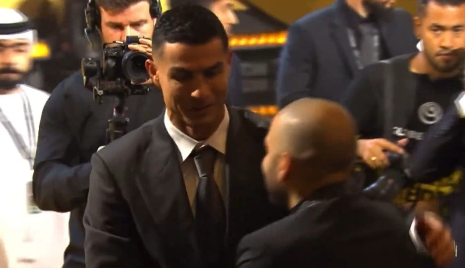 Daniel Alves no Globe Awards