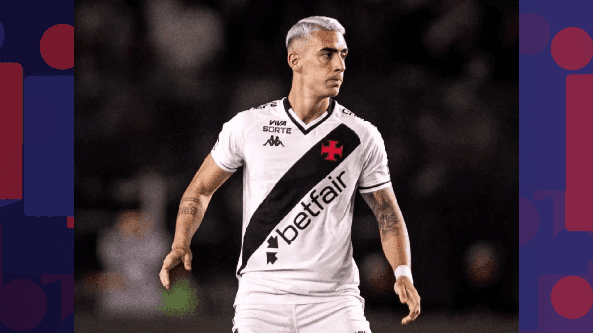 Puma já disputou 124 partidas pelo Vasco, com 8 gols e 7 assistências