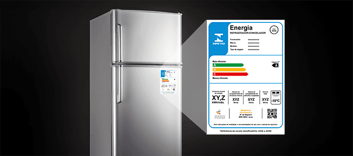 Nova etiqueta do Inmetro indica eficiência energética e consumo mensal de cada refrigerador