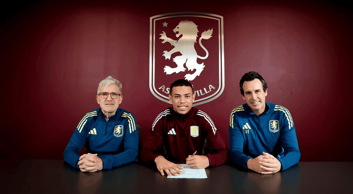 Aston Villa anuncia contratação de Alysson, joia do Grêmio