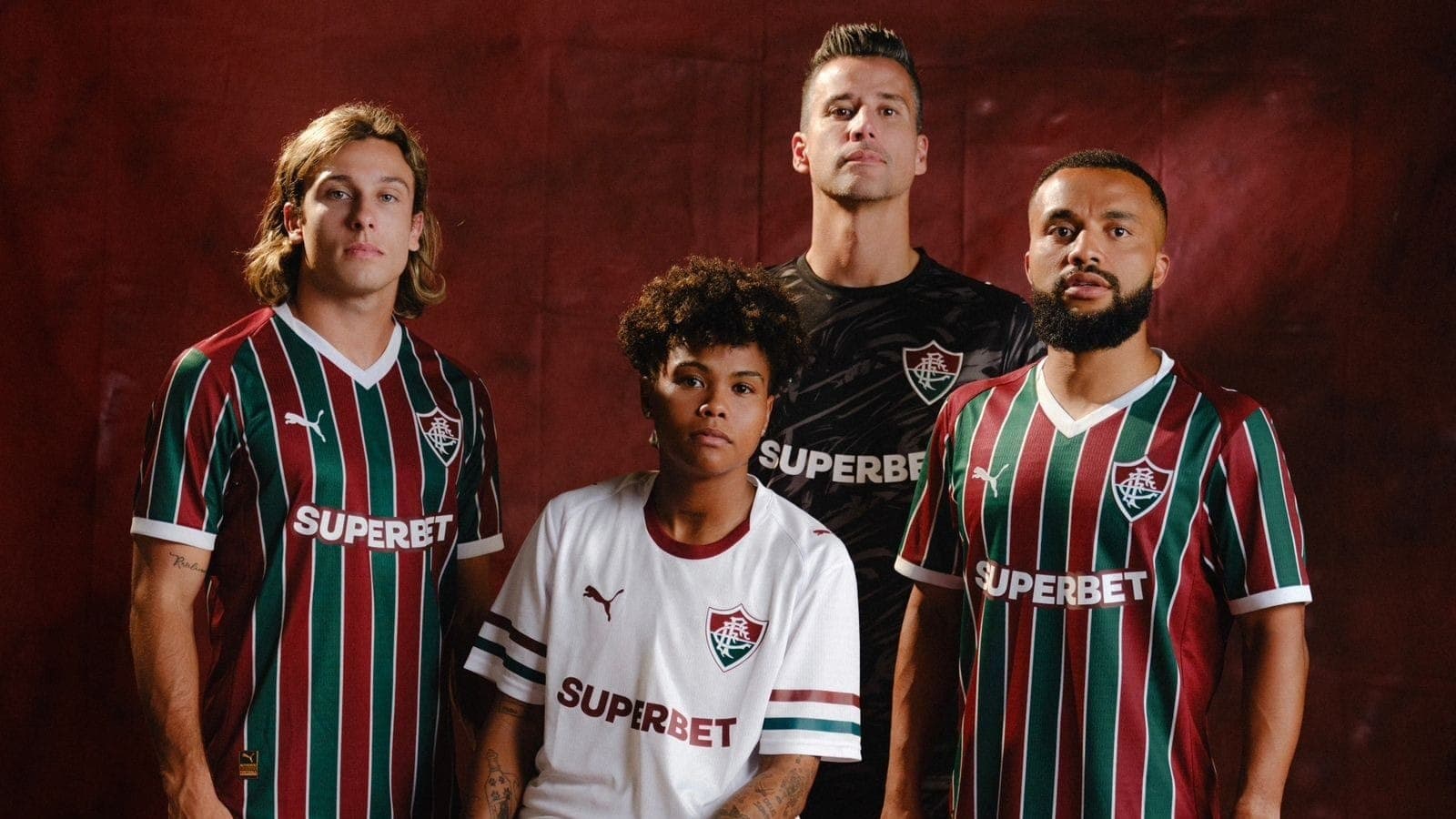 Novos uniformes do Fluminense com a Puma
