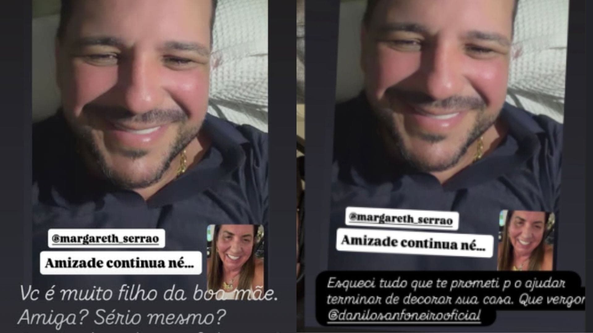 Danilo Nascimento e Margareth Serrão