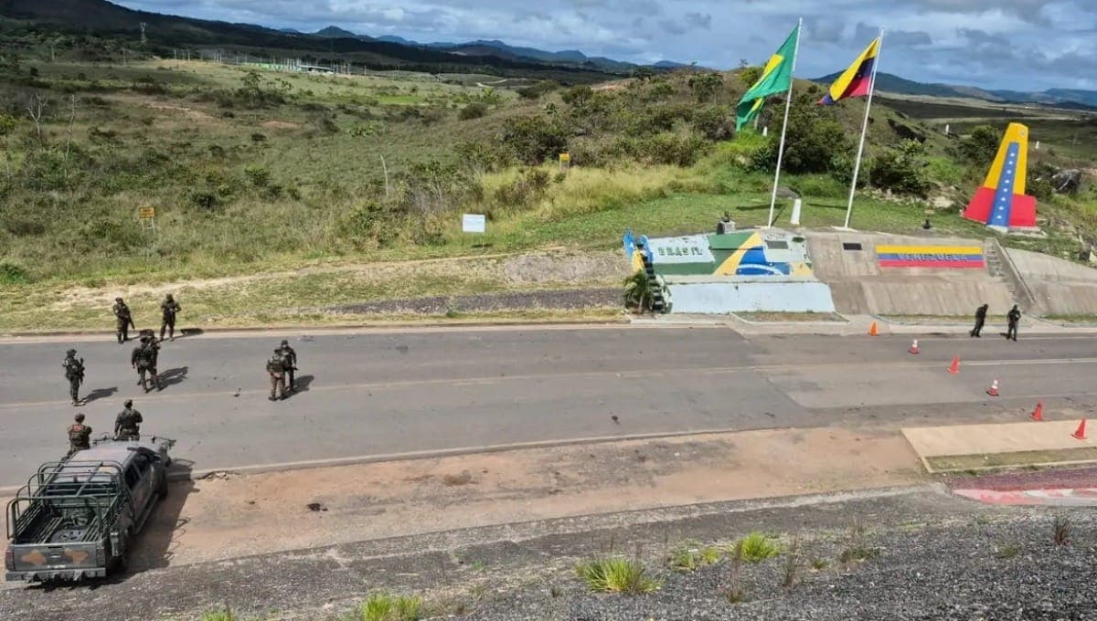 Exército reforça segurança na fronteira com a Venezuela