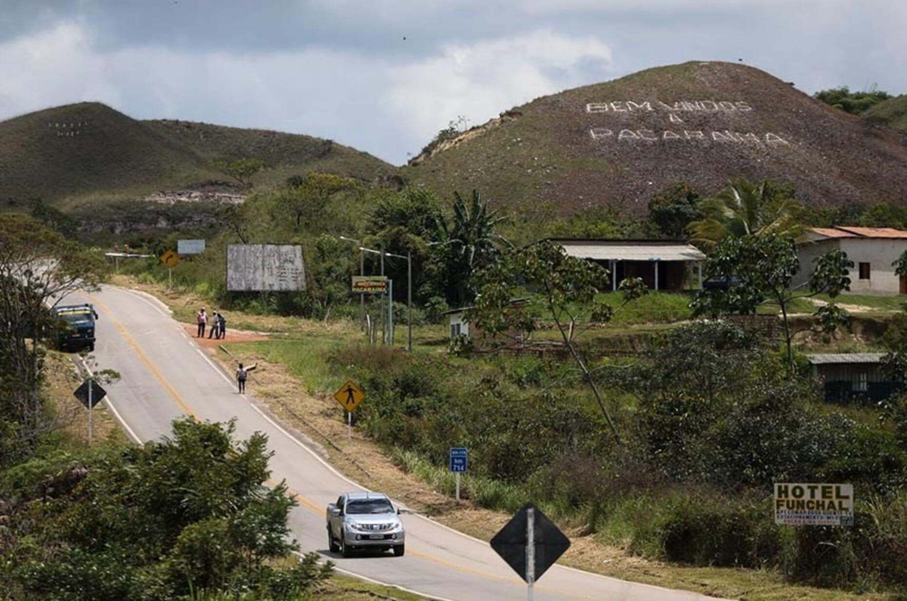 Pacaraima, na divisa de Roraima com a Venezuela