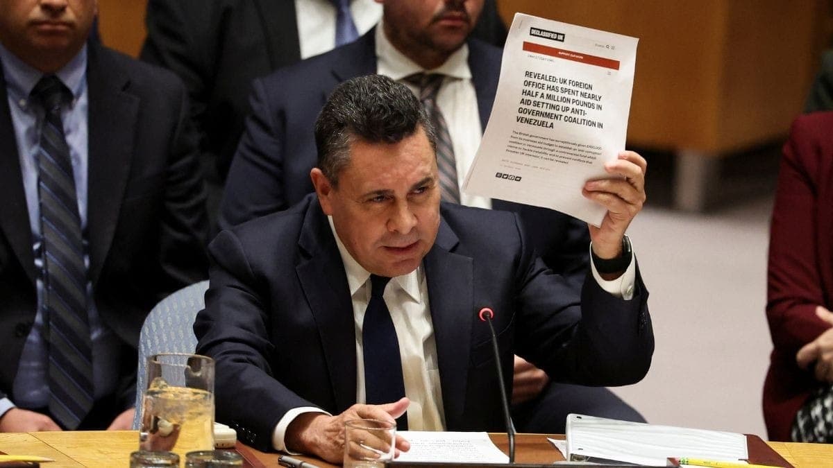 Samuel Moncada, embaixador da Venezuela, no Conselho de Segurança da ONU