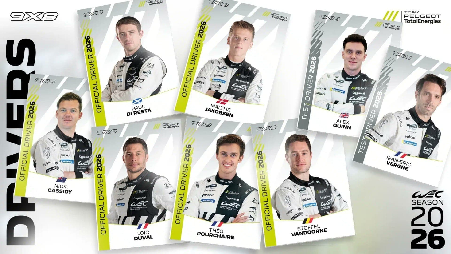 Peugeot define line-up para a temporada 2026 do WEC